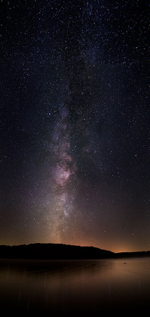 Milky Way over Yellowstone Lake, Wisconsin