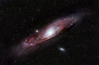 M31, Andromeda Galaxy, in Luminance+RGB.