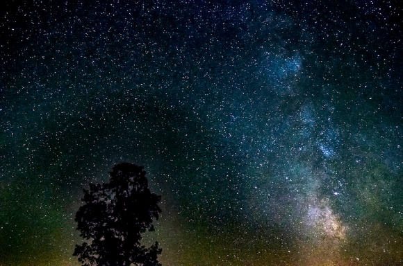 Milky Way at Hay Hollow Road, southwestern Dane County, WI
