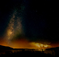 Composite of several time exposures with the 14mm at Yellowstone Lake State Park in Wisconsin.