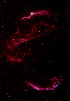 The Veil Nebula, NGC 6960 (from Big Bend Nat'l Park, TX)