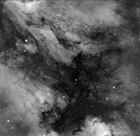 Pelican (IC 5070) and North America (NGC 7000) in H-a Again