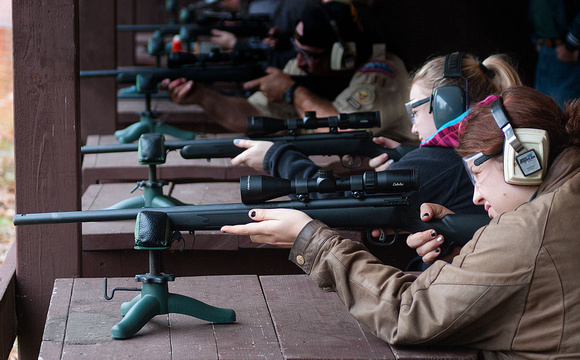 "Shoot like a girl", the instructors said. It was a challenge.